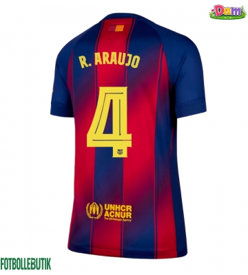 Barcelona Ronald Araujo #4 Hemmatröja Kvinnor 2025-26 Kortärmad